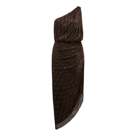 Cassidy Plisse One Shoulder Dress