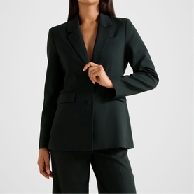 Clarette Single-Breasted Blazer