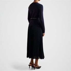 Daphne Petite Midi Belted Dress