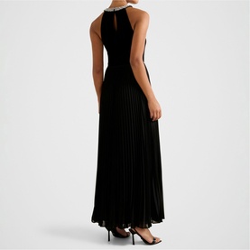 Gwen Embellished Pleated Dress