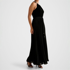 Gwen Embellished Pleated Dress
