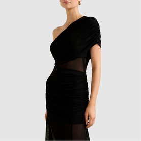Harley Asymmetric Cut-Out Dress