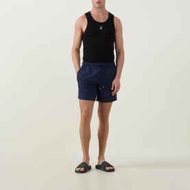 Logo Seersucker Swim Shorts