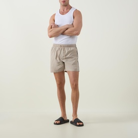 Iconic Logo Side Stripe Swim Shorts