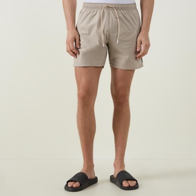 Iconic Logo Side Stripe Swim Shorts