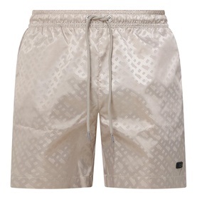 Jacques Monogram Print Shorts