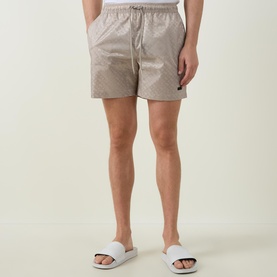 Jacques Monogram Print Shorts