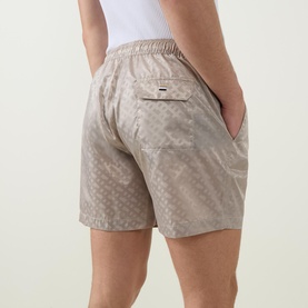Jacques Monogram Print Shorts