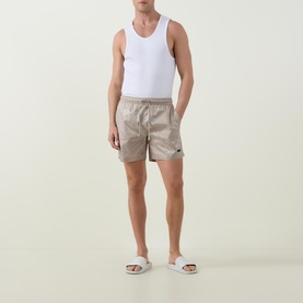 Jacques Monogram Print Shorts