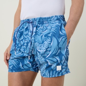Piranha Print Swim Shorts