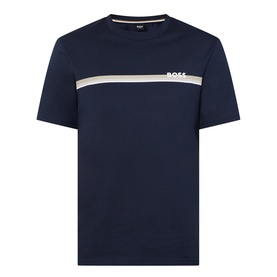 Authentic Logo Stripe Lounge T-Shirt