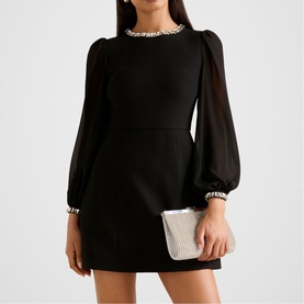 Indiana Embellished Mini Dress