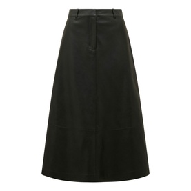 Jaelyn Faux Leather Flared Skirt