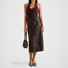 Jaelyn Faux Leather Skirt