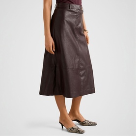 Jaelyn Faux Leather Skirt
