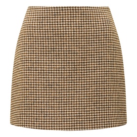 Kaia Check Mini Skirt