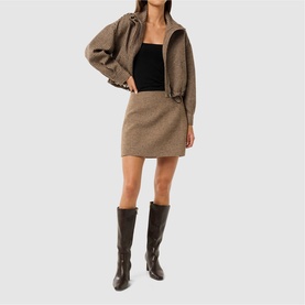Kaia Check Mini Skirt