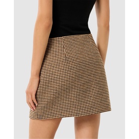 Kaia Check Mini Skirt