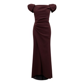 Kalee Bow Off The Shoulder Gown