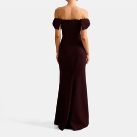 Kalee Bow Off The Shoulder Gown