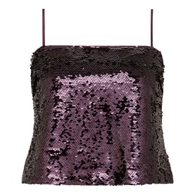 Nora Sequin Crop Top
