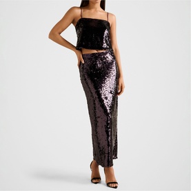 Nora Sequin Crop Top