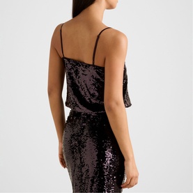 Nora Sequin Crop Top