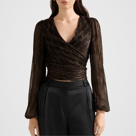 Odette Pliss&eacute; Wrap Top