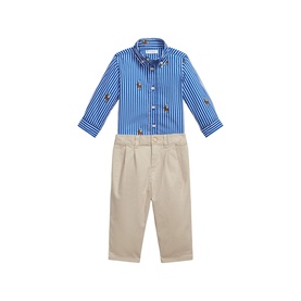 Polo Bear Shirt & Pants Two-Piece Set (3-24 Months)