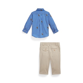 Polo Bear Shirt & Pants Two-Piece Set (3-24 Months)