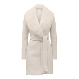 Rocky Faux Fur Wrap Coat