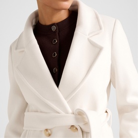 Rocky Faux Fur Wrap Coat