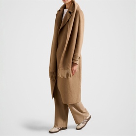 Saige Felled Scarf Wrap Coat