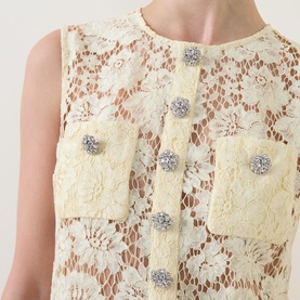 Fine Lace Mini Dress