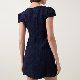 Textured Boucl&eacute; Mini Dress