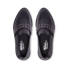Corlita Leather Platform Loafers
