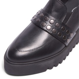 Corlita Leather Platform Loafers