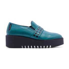 Corlita Leather Platform Loafers