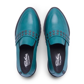 Corlita Leather Platform Loafers