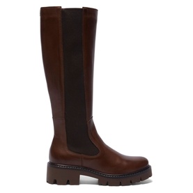 Diva Leather Knee-High Boots
