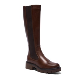 Diva Leather Knee-High Boots