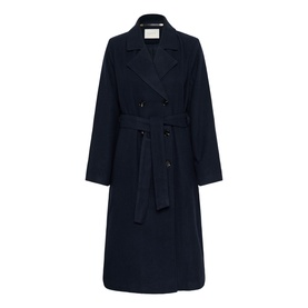 Fanny Belted Double-Breasted Coat