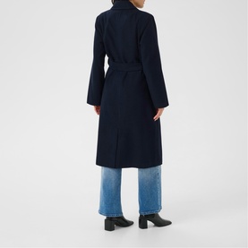 Fanny Belted Double-Breasted Coat