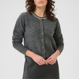 Roxy Flower Trim Cardigan