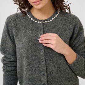 Roxy Flower Trim Cardigan