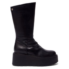 Lorenzetti Leather Wedge Heeled Boots