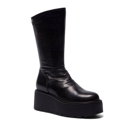 Lorenzetti Leather Wedge Heeled Boots