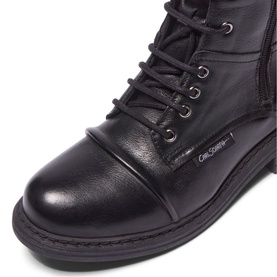 Penzance Leather Biker Boots