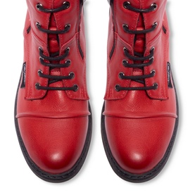 Penzance Leather Biker Boots