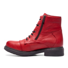 Penzance Leather Biker Boots